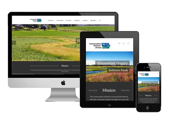 Conservation District of Iowa Website Design