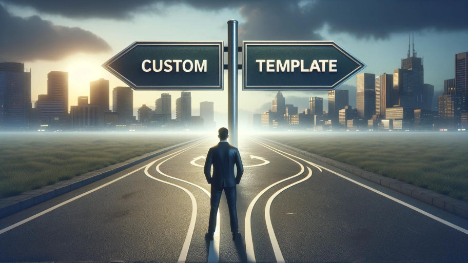 Website Templates vs. Custom Design: